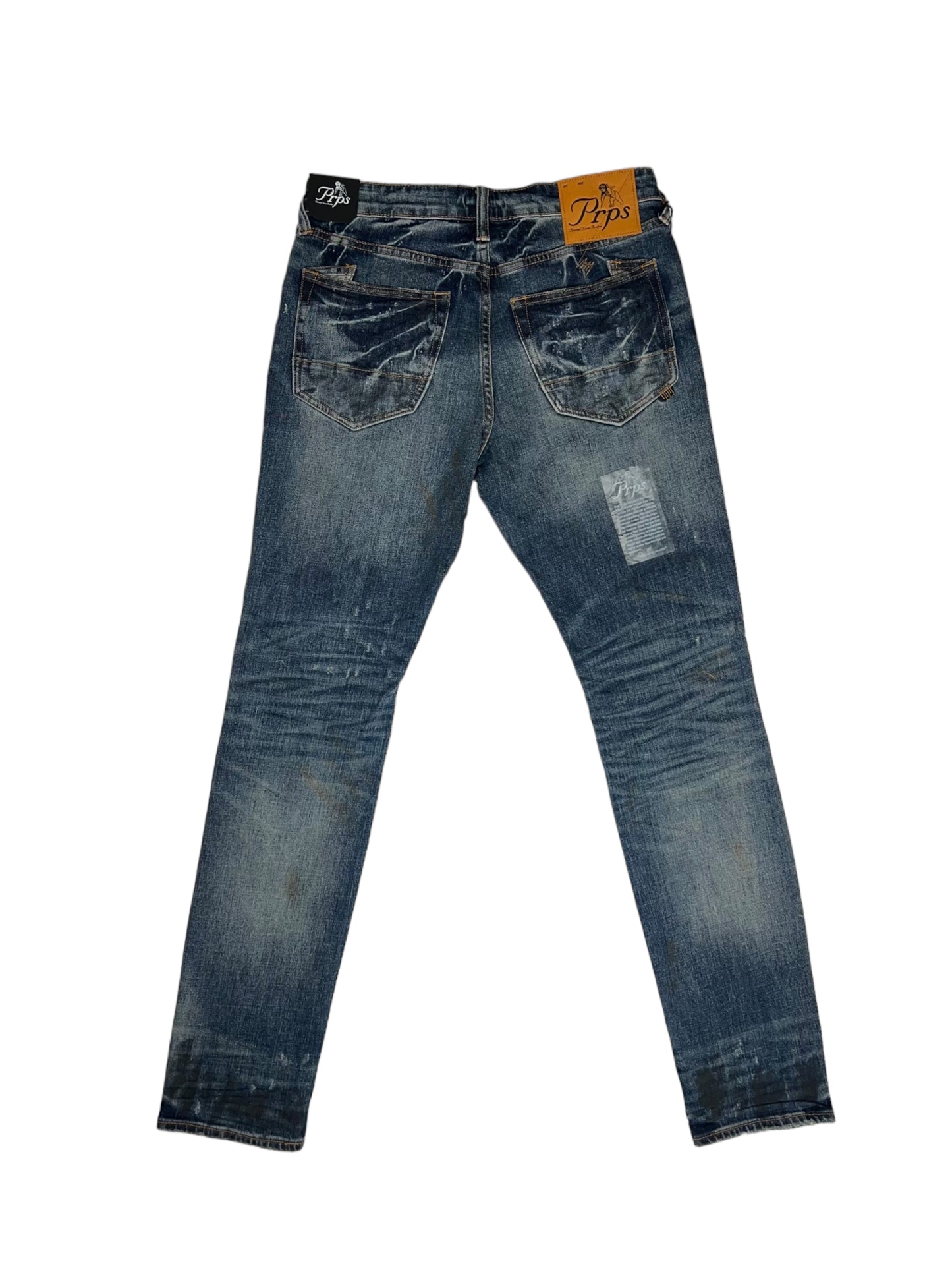 Prps Distressed Paint Splatter Denim