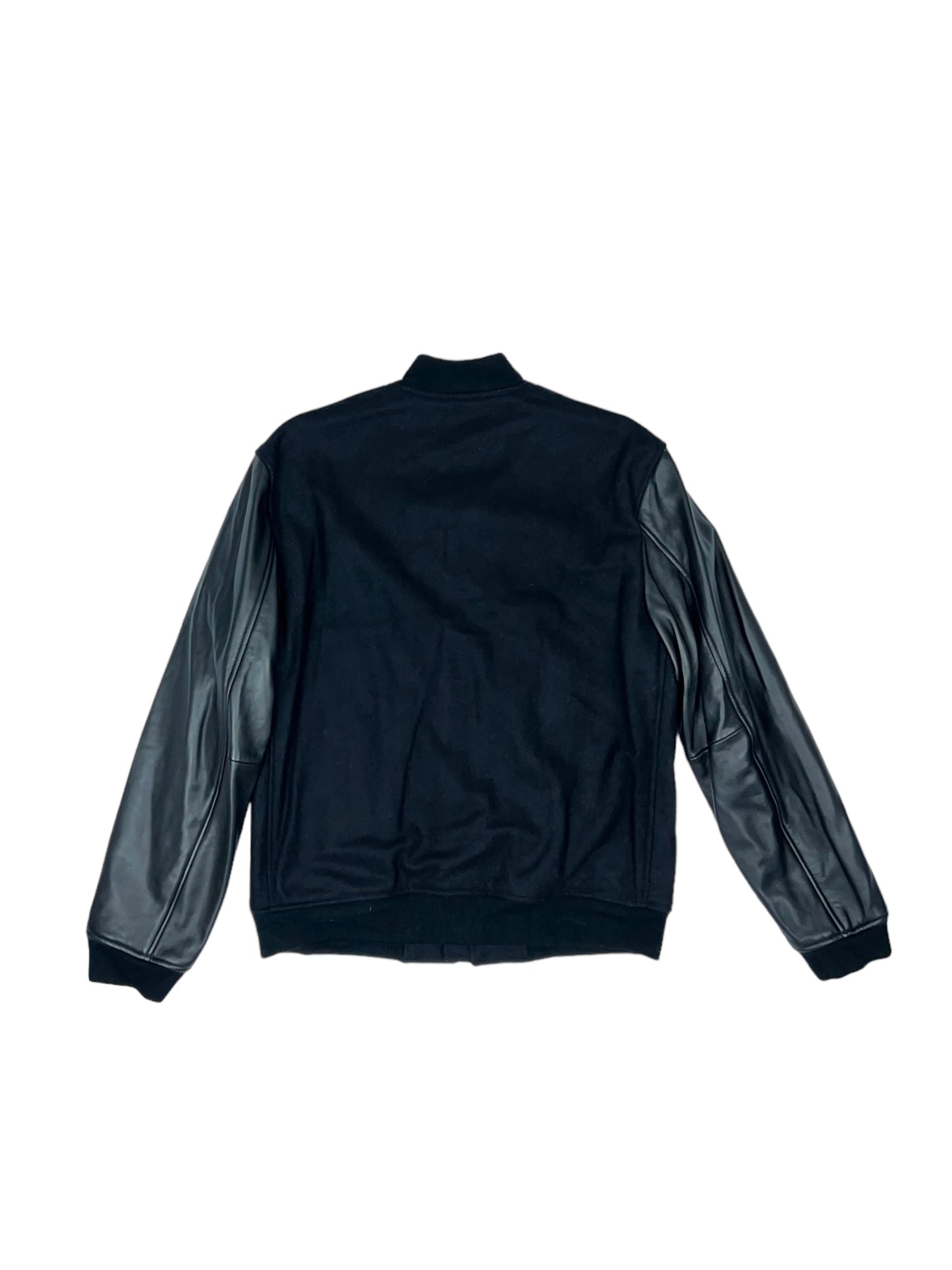 Theory Leather Bomber Jacket